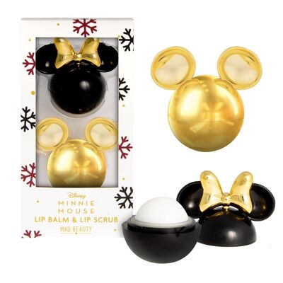 Mad Beauty Disney Minnie Bourgogne Mickey Duo pour les Lèvres – 6pc