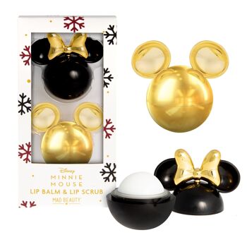 Mad Beauty Disney Minnie Bourgogne Mickey Duo pour les Lèvres – 6pc 1