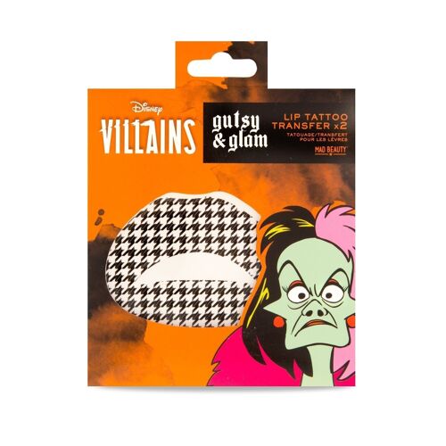 Mad Beauty Disney Pop Villains Lip Tattoo Transfer-12pc