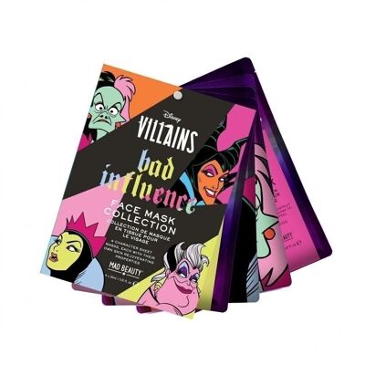 Collezione di maschere per il viso Mad Beauty Disney Pop Villains-6pz