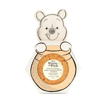 Mad Beauty Disney Winnie l'ourson éponge pour le corps infusée de savon - 6 pièces