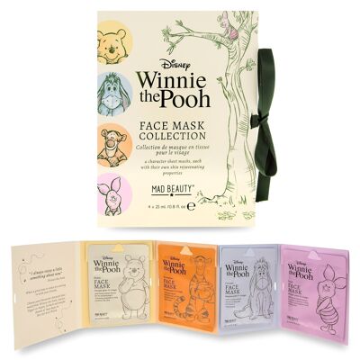 Mad Beauty Disney Winnie Puuh Tuchmasken-Kollektion – 6 Stück