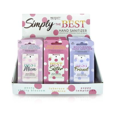 Limpiador de manos Mad Beauty Simplemente la mejor pantalla de 24 piezas