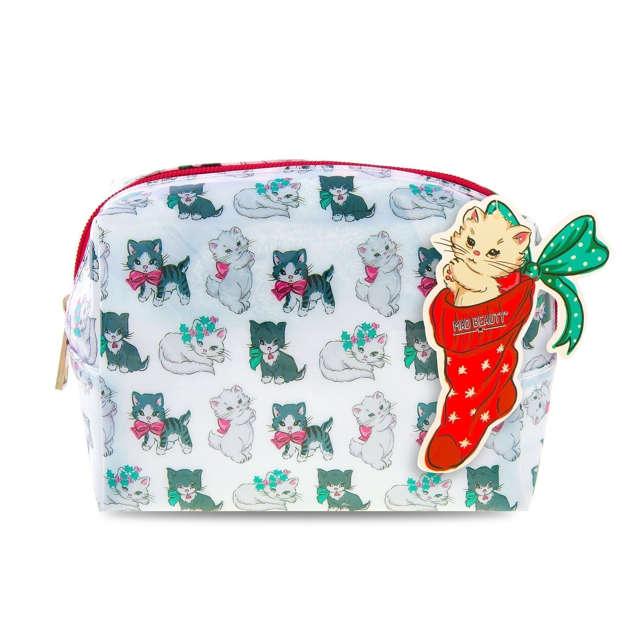 Mad Beauty Retro Christmas Cosmetic Bag - 8PC