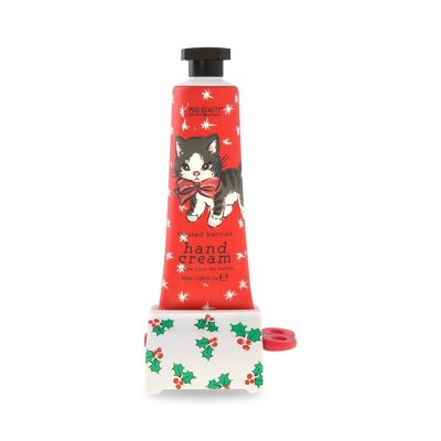 Mad Beauty Retro Christmas Hand Cream Cat -12pc