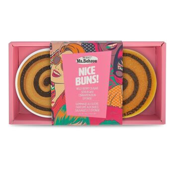 Mad Beauty Ms Behave Nice Buns Ensemble de gommage pour butin 2