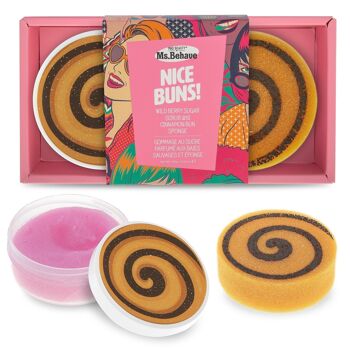 Mad Beauty Ms Behave Nice Buns Ensemble de gommage pour butin 5