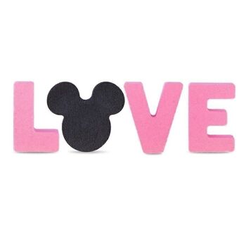 Mad Beauty Disney Minnie Mickey Totalement Dévoué LOVE Bain Fizzers 3