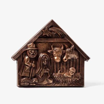 Dark chocolate nativity scene - 260g. Christmas chocolate figures.