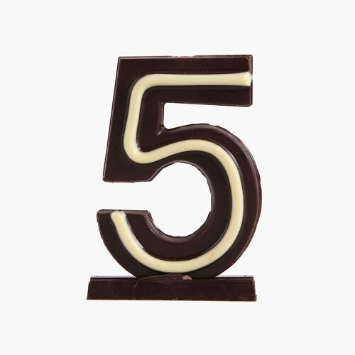 Vela cumpleaños de chocolate - Nº5