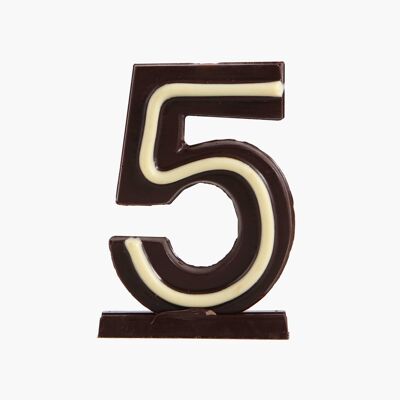 Geburtstagskerze aus Schokolade – Nr. 5