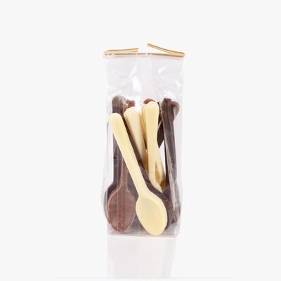 Assorted chocolate spoons - 70g bag