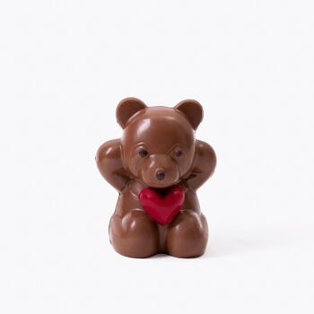 Mini Ours Saint Valentin - Chocolat au Lait 110g 1