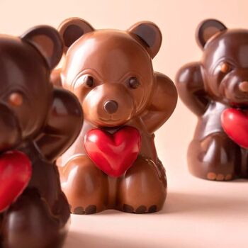 Mini Ours Saint Valentin - Chocolat au Lait 110g 3