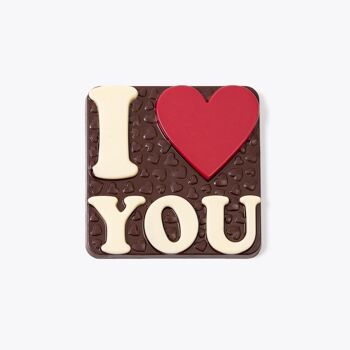 Tablette de chocolat "LOVE" chocolat - 130g
