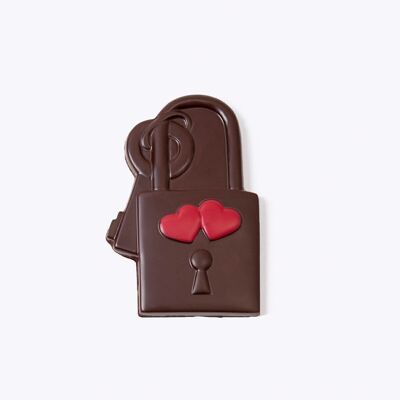 Schokoladen-Schlüsselanhänger - Valentinstag