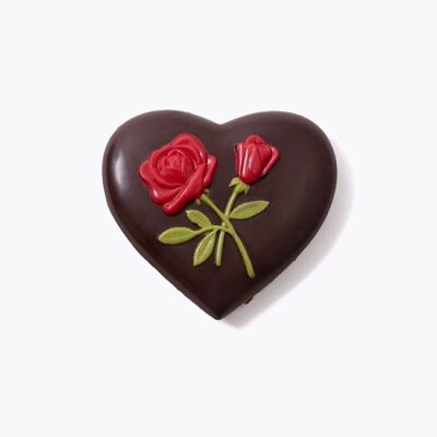 Tavoletta di cioccolato a forma di cuore - San Valentino