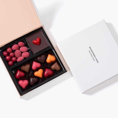 Chocolats Cœur Combinés - Boîte 250g