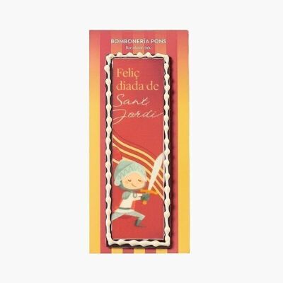 Schokoladen-Lesezeichen – Sant Jordi