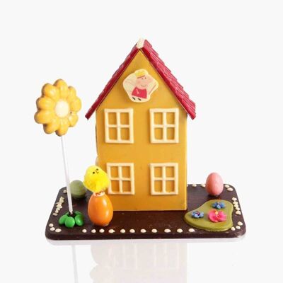 Casa Pepa Pig de chocolate - Figura de chocolate para Pascua