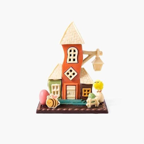 Casa Bailona de chocolate - Figura de chocolate para Pascua