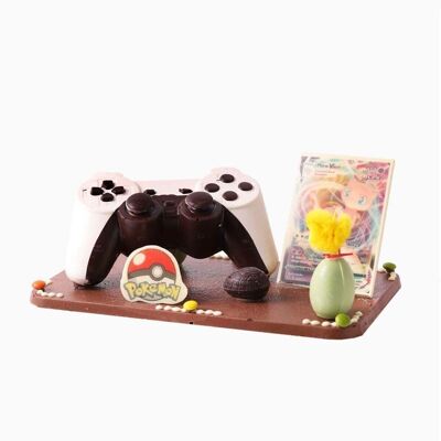 Controller di gioco al cioccolato - Figura di cioccolato per un adolescente. Pasqua