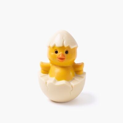 Chick with chocolate shell - Chocolate animal figure for Easter