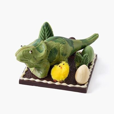 Mini dinosaure en chocolat - Figurine animal en chocolat pour Pâques