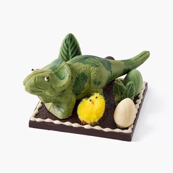 Mini dinosaure en chocolat - Figurine animal en chocolat pour Pâques