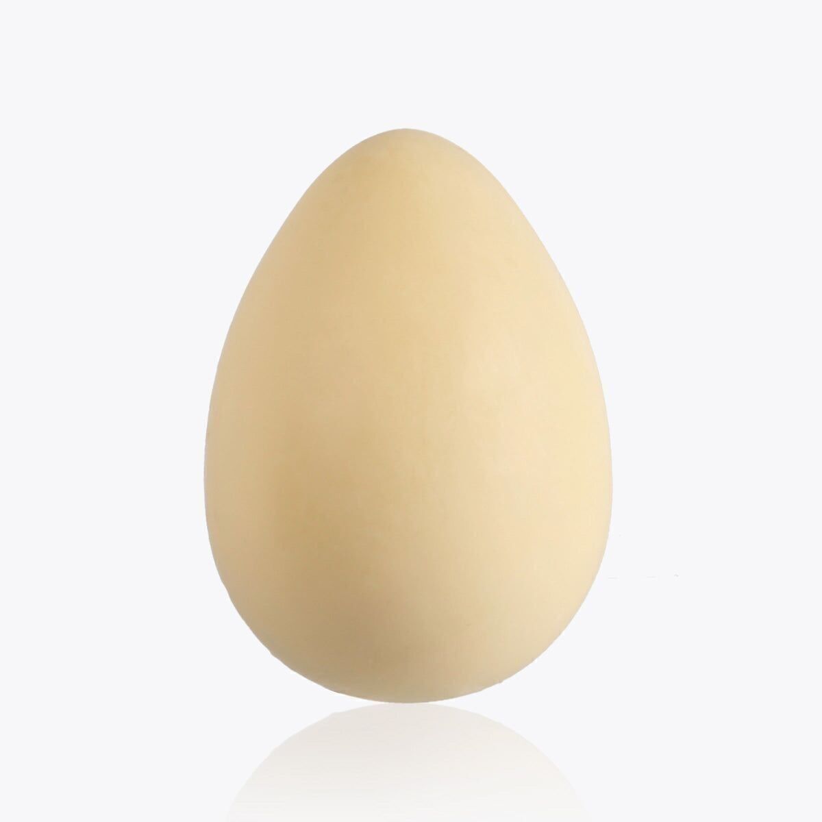 Uovo di cioccolato bianco liscio - nº1 (Pasqua)