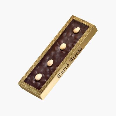 Schwarzes Mandel-Schokoladen-Nougat – 300 g