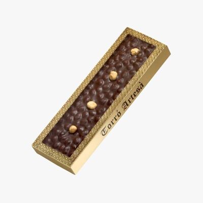 Schwarzes Haselnuss-Schokoladen-Nougat – 300 g