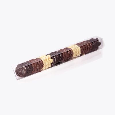 Verschiedene Schokoladenblüten – 230-g-Tube