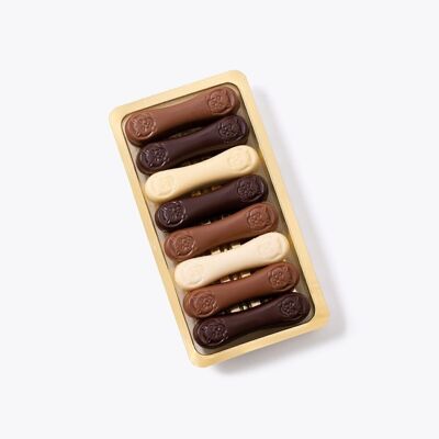 Assorted Cat Tongues - 130g Tray