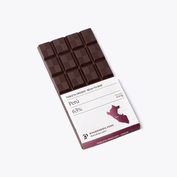 Pérou - Tablette de chocolat noir 63% - 100g 2