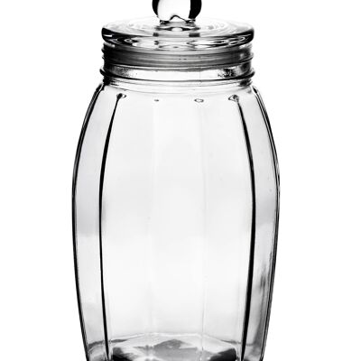 BASIC KITCHEN Glas 1.85L 14xh24.5cm hermetisch verschlossen