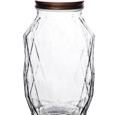 BASIC KITCHEN Diamond jar 10.5x17xh26.2cm