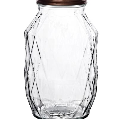BASIC KITCHEN Diamond jar 10.5x17xh26.2cm