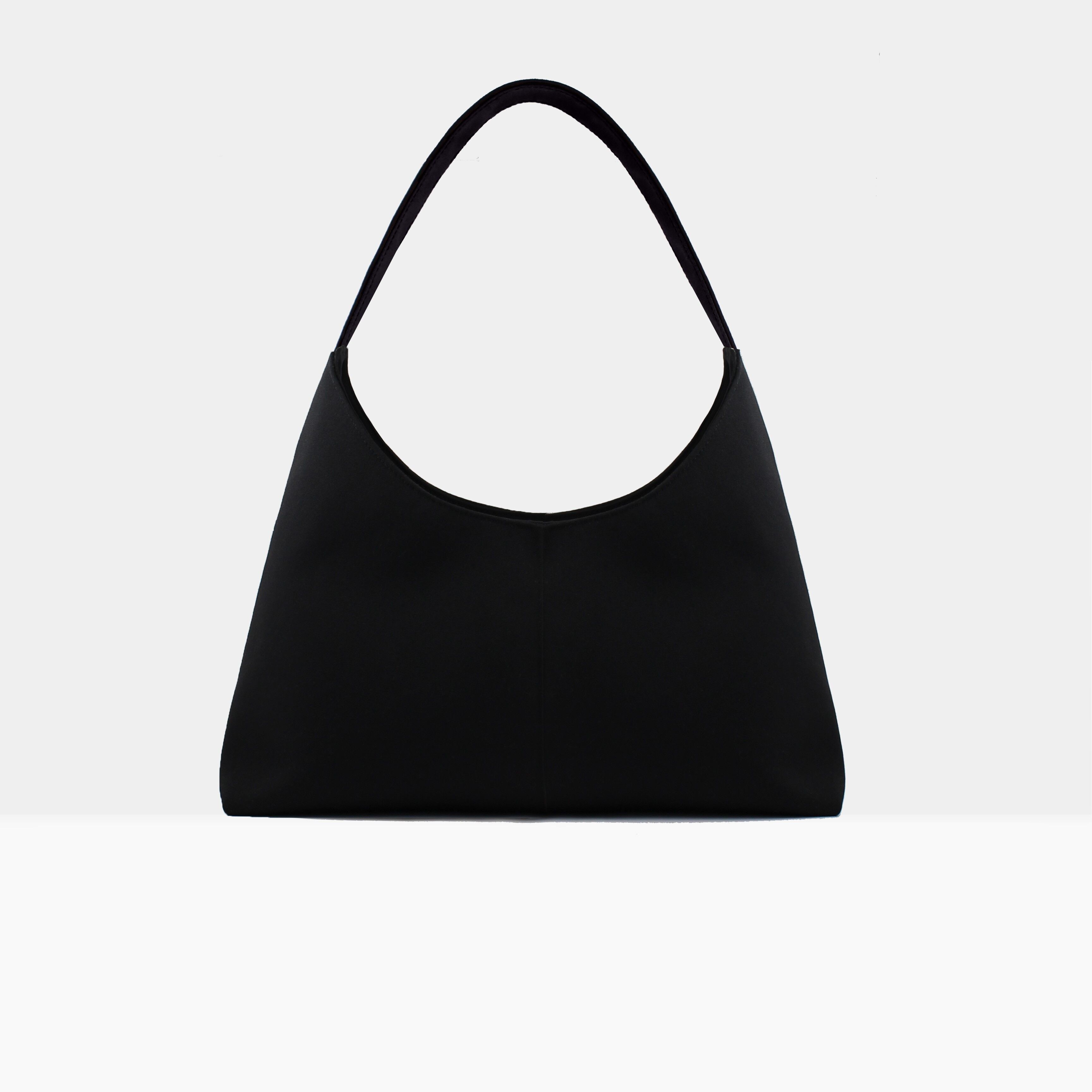 Bolso luna monocromático en burdeos, gris topo, azul marino o negro - Maxi Bea