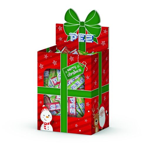 PEZ boite Design Noël de 50 recharges goût Mandarine &  Cookie