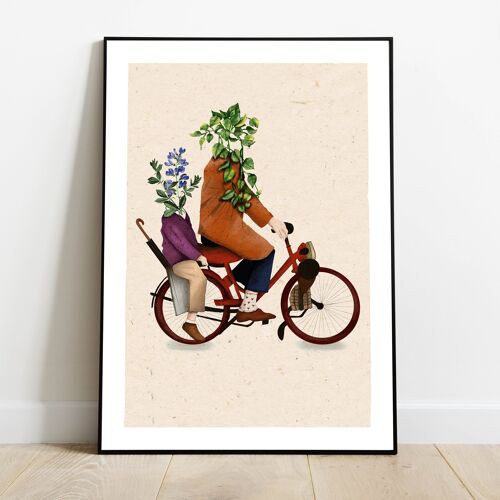 Affiche A4 bicyclette