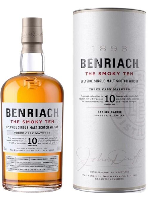 Benriach - The Smoky Ten Scotch Whisky - 10 Ans - Canister