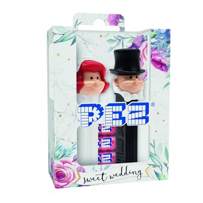Doppelpack Hochzeitslizenz Braut + Bräutigam: 2 Spender + 4 Litschi-Parfüm-Nachfüllpackungen