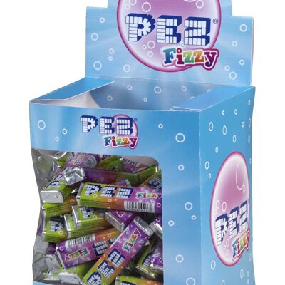 PEZ - Caja de 100 recambios de caramelos con gas PEZ - Caramelo de frutas popping - Caramelo vegano, sin colorantes artificiales, sin gluten ni lactosa - Tamaño perfecto para fiestas de cumpleaños - 850 g