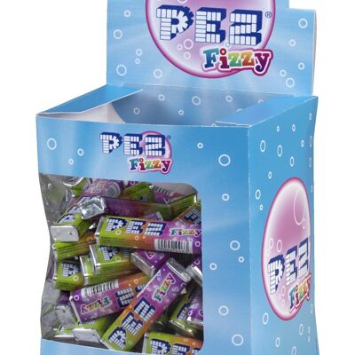PEZ - Boîte de 100 Recharges de Bonbons PEZ Fizzy - Bonbons Pétillants aux Fruits - Bonbon Vegan, Sans Colorants Artificiels, Sans Gluten et Sans Lactose - Format Idéal pour Anniversaires - 850g