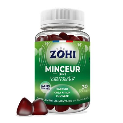 Zohi - Slimming Food Supplement - 60 fruit gummies Raspberry Grapefruit flavor - Pill box 30 days 180g