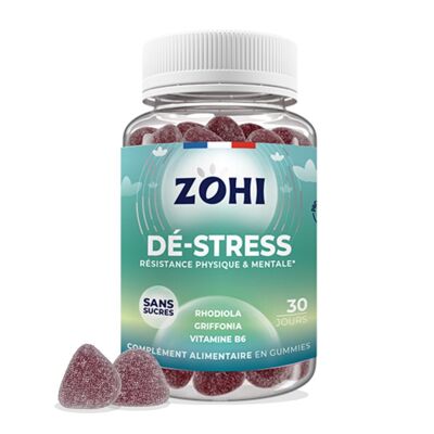 Zohi - De-Stress Food Supplement with forest fruit scent, Pill box 30 days 180g