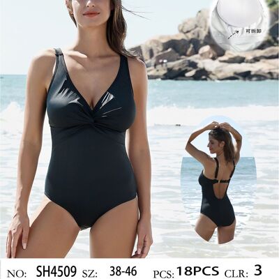 Maillot de bain uni noué