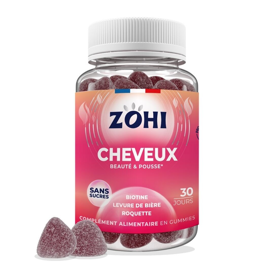 Zohi – Haarergänzungsmittel mit Kirschduft, Pillendose 30 Tage, 180 g