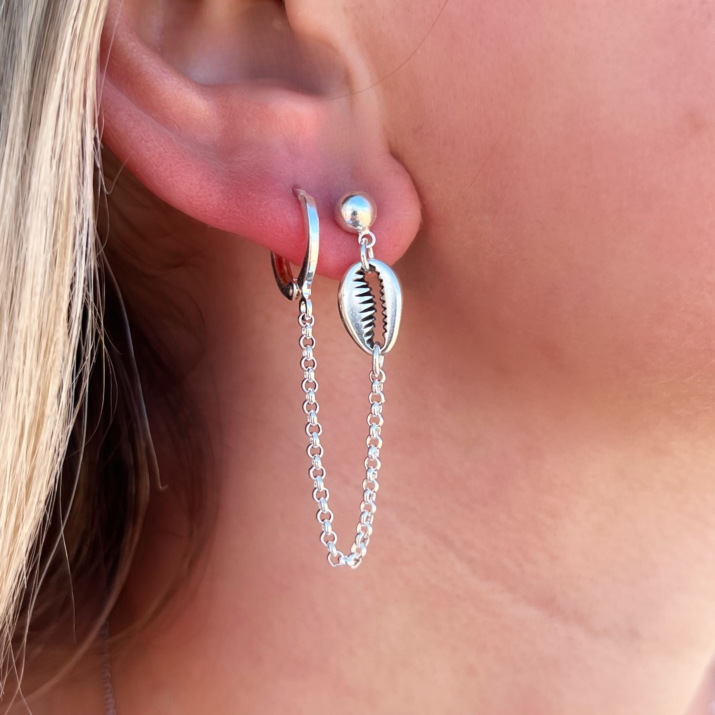 Orecchini a conchiglia